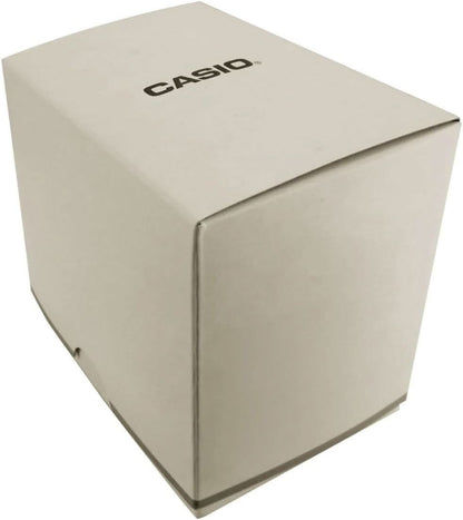 Klockförpackningskartong med CASIO-logotyp