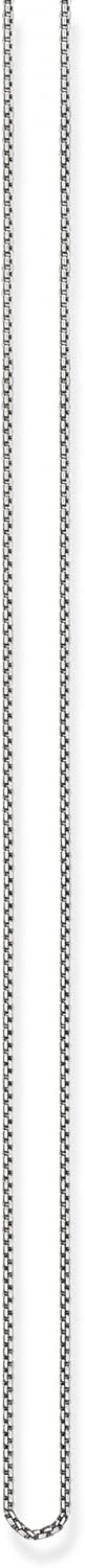Thomas Sabo silver necklace with fine links, shimmering chain band