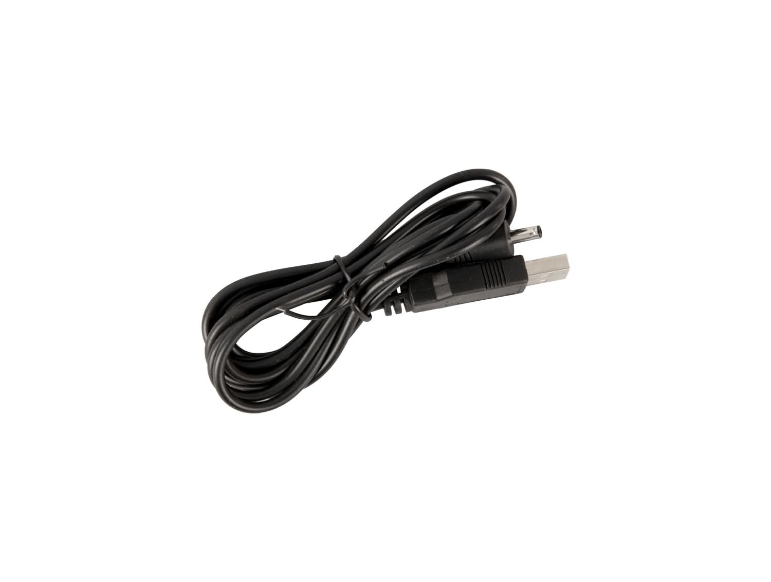 USB-kabel för LED-spegelväckarklocka, svart anslutningskabel med kontakt