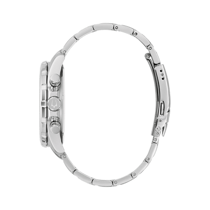 Bulova herrarmbandsur Marine Star, rostfritt stål hölje och armband på sidan