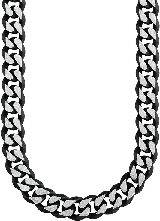 s.Oliver pansarkedja med svarta och vita länkar