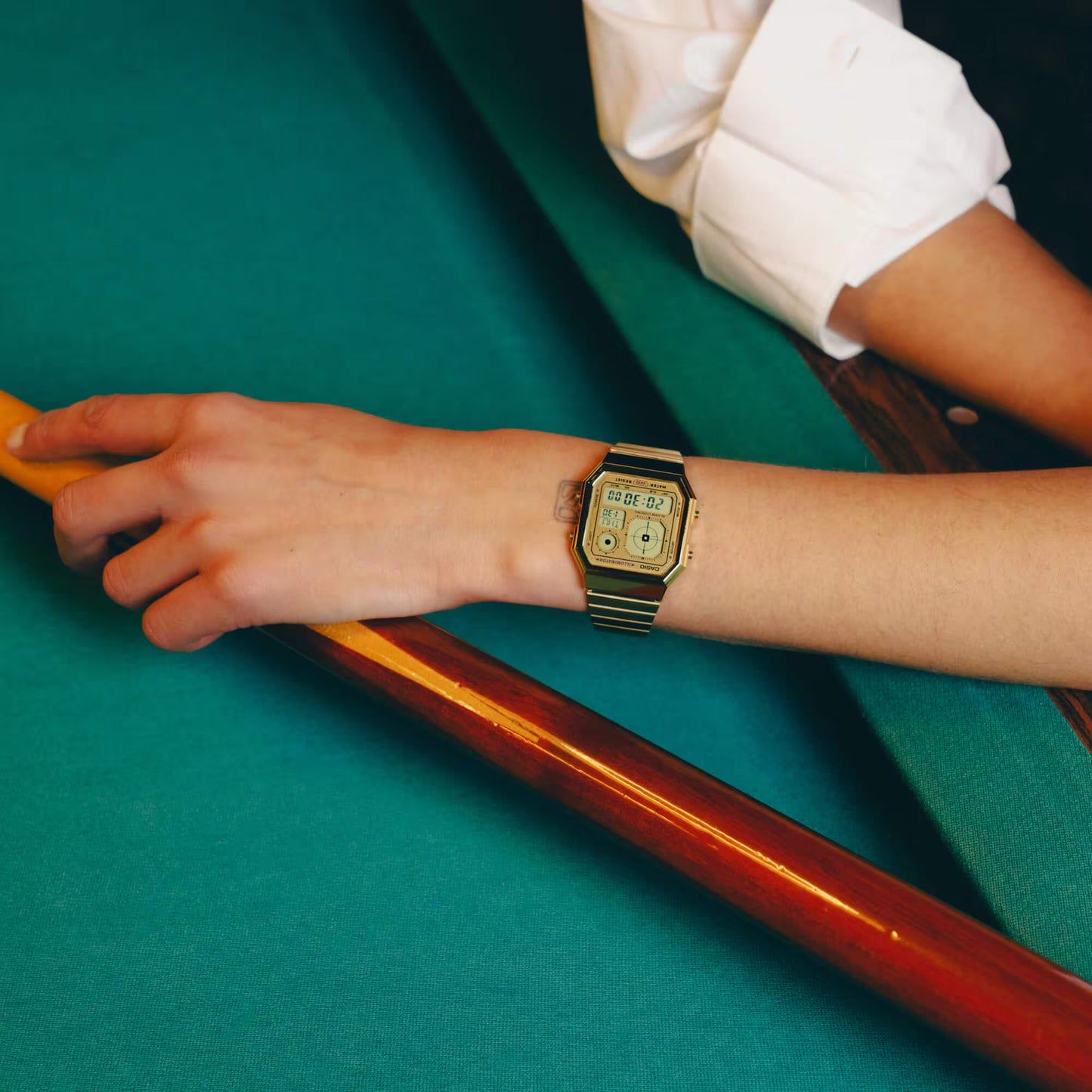 Casio Vintage A100WEG-9AEF klocka • Ikonisk retrodesign • Praktiska vardagsfunktioner