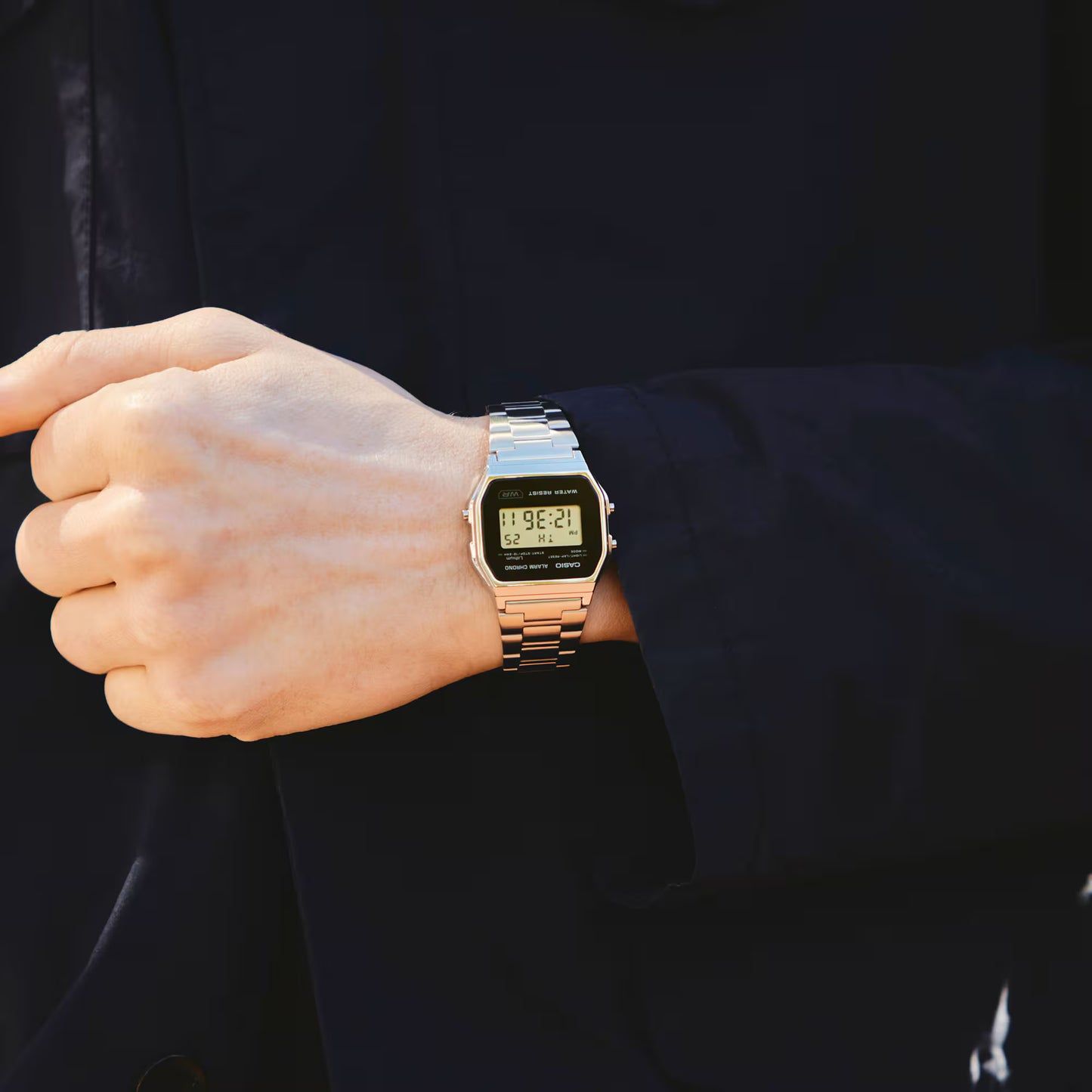 Casio Vintage A158WEA-1EF klocka • Ikonisk retrodesign • Armband i rostfritt stål
