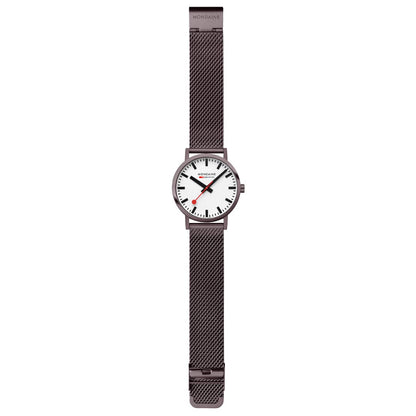 Mondaine Classic A660.30360.1BSBZ Herrenuhr Braun • Mineralglas mit BackLight • Swiss Made, Bild 6