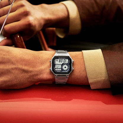 Casio Collection AE-1200WHD-1AVEF herrklocka • Ikonisk retrodesign • 10-årsbatteri