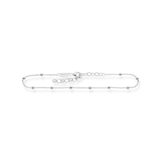 Fotkedja i 925 sterling silver med små prickar och lås