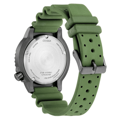 Citizen Promaster herrklocka med boettbaksida och grönt armband
