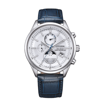 Citizen BY1030-09A Herrenuhr Eco-Drive • 4-Zonen Funkuhr Mondphase • Saphirglas