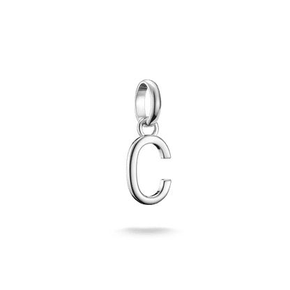 Thomas Sabo berlock bokstav C i silver med ögla