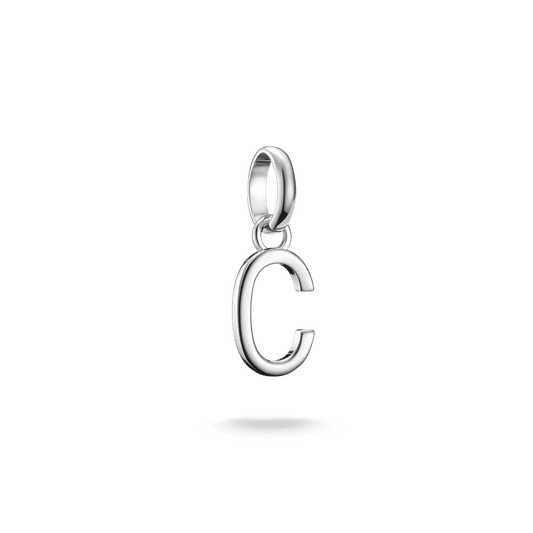 Thomas Sabo berlock bokstav C i silver med ögla