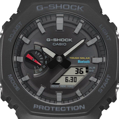 Casio G-Shock herrklocka med svart urtavla, Tough Solar Bluetooth och datumvisning