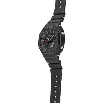 Casio G-Shock herrklocka med svart boett och armband, sidoknappar
