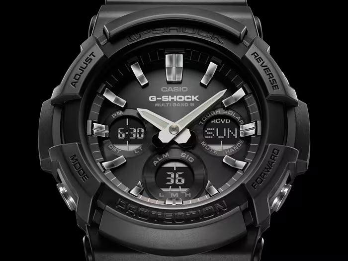 Casio G-Shock GAW-100B-1AER herrklocka • Smart radiostyrning • Tough Solar