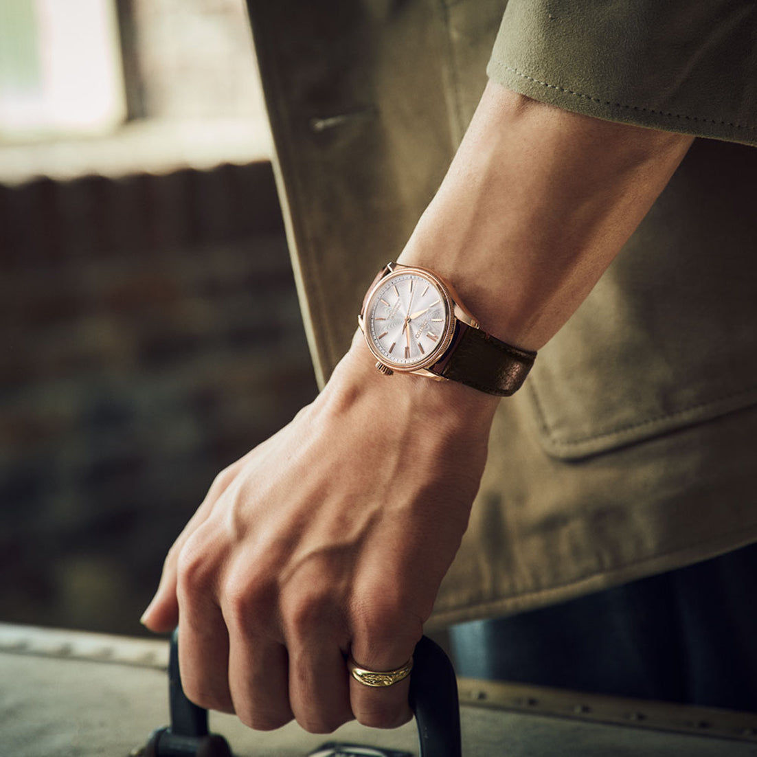 Seiko HCC008J1 Presage Herrenuhr Roségold • Automatikwerk Kaliber 6R51 • Tomioka Limited Edition, Bild 5