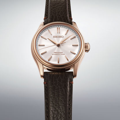 Seiko HCC008J1 Presage Herrenuhr Roségold • Automatikwerk Kaliber 6R51 • Tomioka Limited Edition, Bild 9