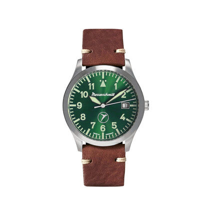 Messerschmitt ME-9673-GLB Herrenuhr • Schweizer Quarzwerk • Mineralglas
