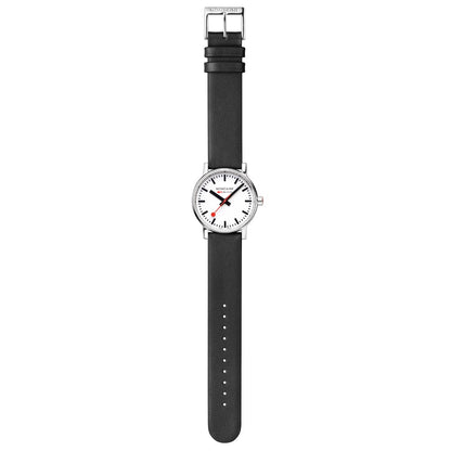 Mondaine evo2 MSE.35110.LBV Damenuhr Schwarz • Saphirglas • Veganes Traubenleder, Bild 8