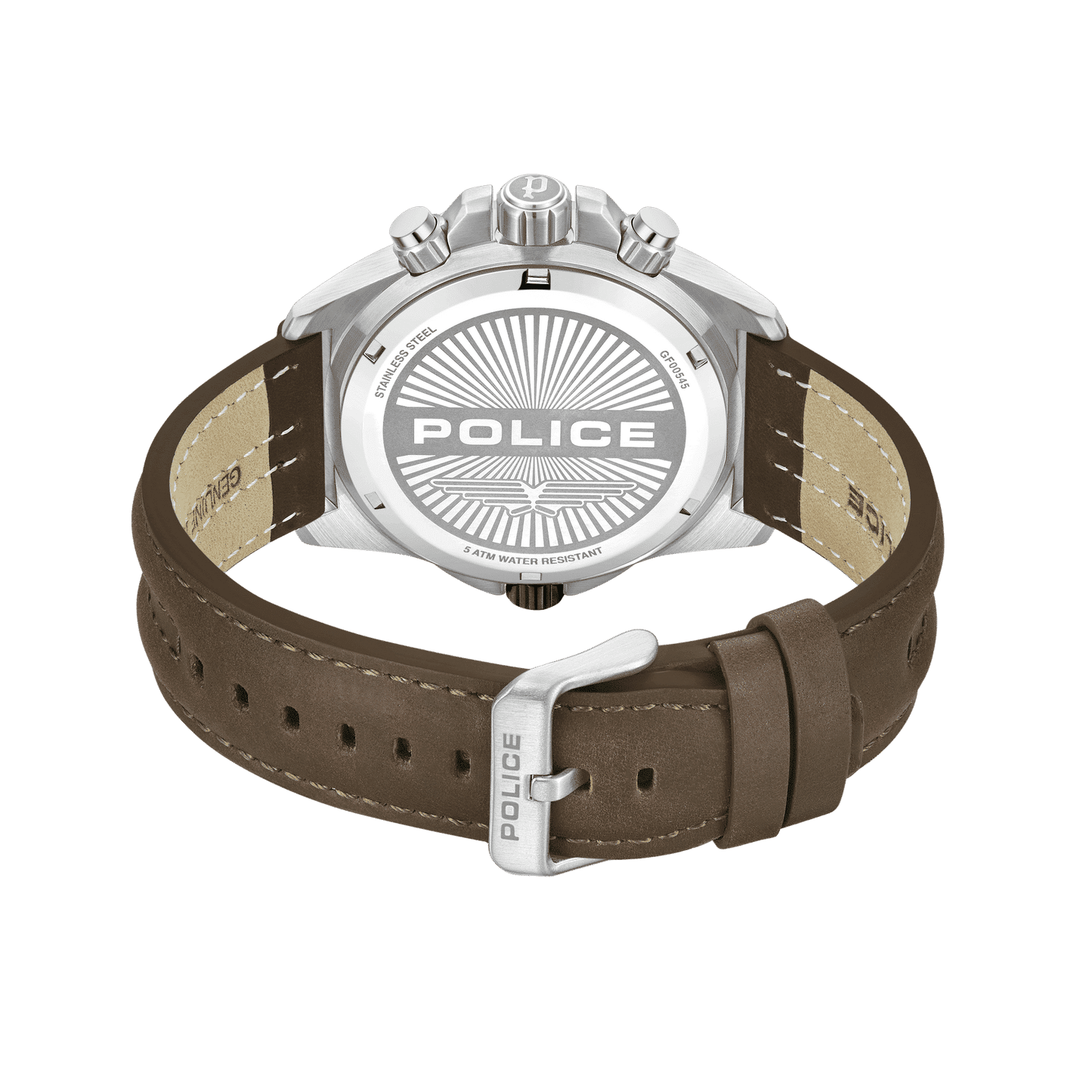 Police Electrical PEWGF0054501 Herrenuhr Braun • Multifunktion • Lederarmband, Bild 3