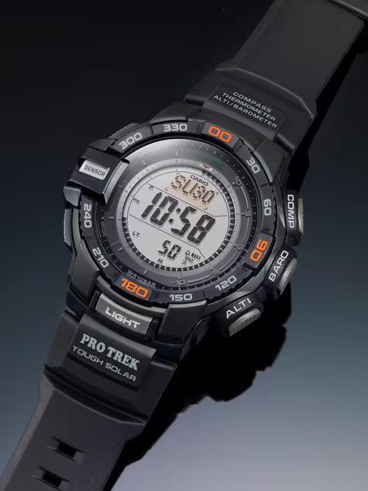 Casio Pro Trek PRG-270-1ER herrklocka • Tough Solar • Smarta funktioner
