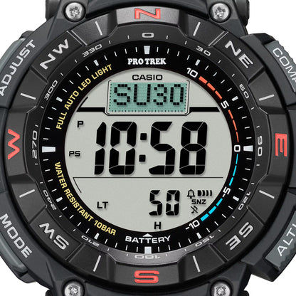 Casio Pro Trek PRG-340-1ER herrklocka • Tough Solar • Digitalkompass