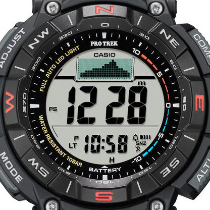 Casio Pro Trek PRG-340-1ER herrklocka • Tough Solar • Digitalkompass