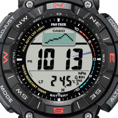 Casio Pro Trek PRG-340-1ER herrklocka • Tough Solar • Digitalkompass