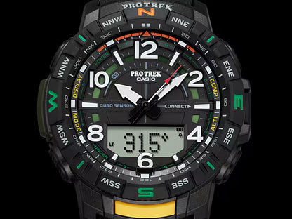 Casio Pro Trek PRT-B50-1ER herrklocka • Smarta Bluetooth®-funktioner • Quad-sensor