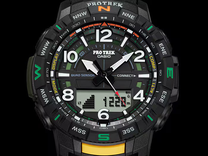 Casio Pro Trek PRT-B50-1ER herrklocka • Smarta Bluetooth®-funktioner • Quad-sensor