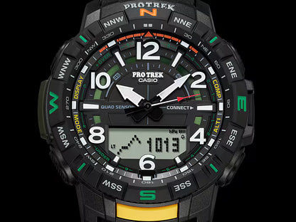 Casio Pro Trek PRT-B50-1ER herrklocka • Smarta Bluetooth®-funktioner • Quad-sensor