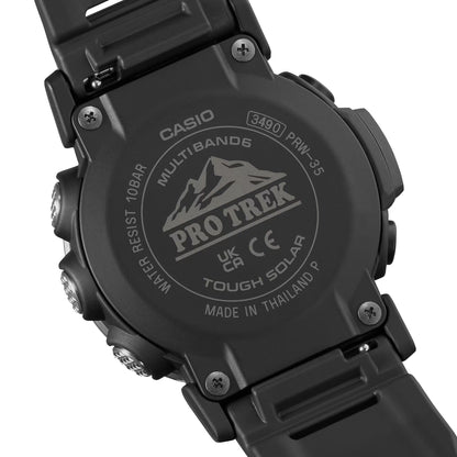 Casio Pro Trek PRW-35-1AER herrklocka • Tough Solar • Smarta funktioner