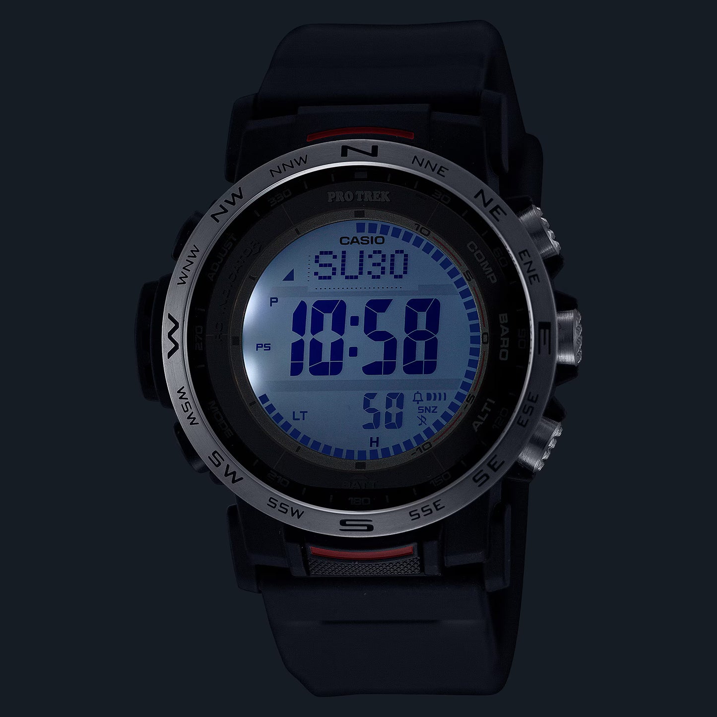 Casio Pro Trek PRW-35-1AER herrklocka • Tough Solar • Smarta funktioner