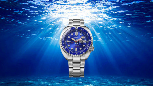 Seiko Prospex PADI HBB002K1 Herrenuhr Blau • Automatik Saphirglas • 200m Wasserdicht
