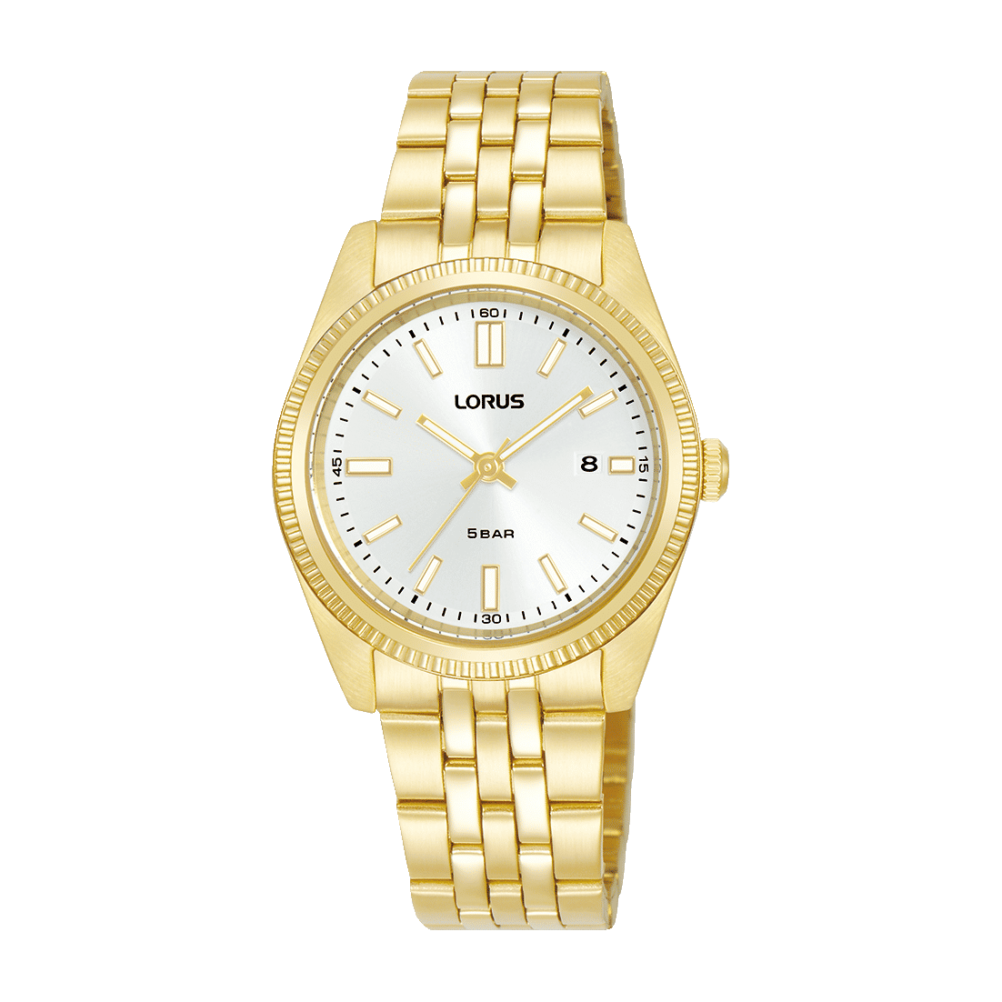 Lorus Classic RJ284BX9 Damen Armbanduhr Silber • Mineralglas • Edelstahlarmband