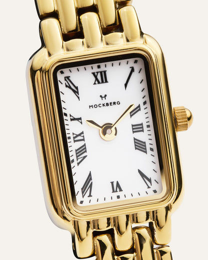 Mockberg Renaissance MB0255 Damen Armbanduhr Gold • Mineralglas • Miyota-Quarzwerk, Bild 6