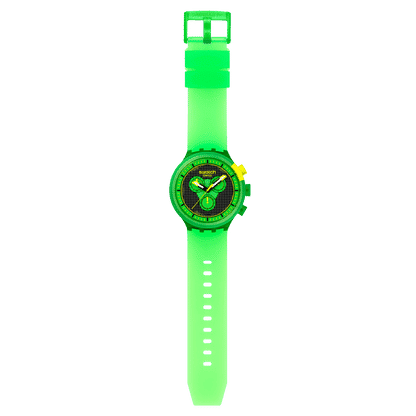 Swatch Big Bold SB02G100 Herren Armbanduhr Grün • Oversized Design • Quarzwerk, Bild 4