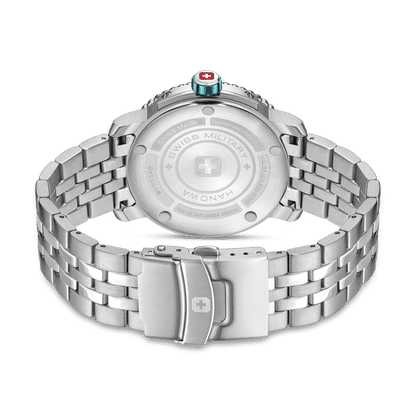 Swiss Military Hanowa Aqua SMWGH0004501 Herren Armbanduhr Blau/Grün • Saphirglas • 20 Bar Wasserdicht, Bild 5