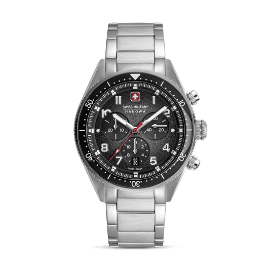 Swiss Military Hanowa Greyhound Chrono SMWGI0003803 Herren • Saphirglas & Chronograph • 10 ATM Wasserdicht
