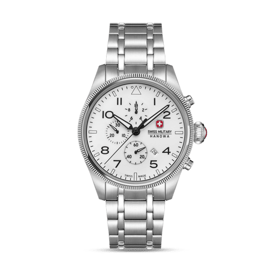 Swiss Military Hanowa Thunderbolt SMWGI0005701-SET Herrenuhr Weiß • Saphirglas • Chronograph Set 10 ATM, Bild 3