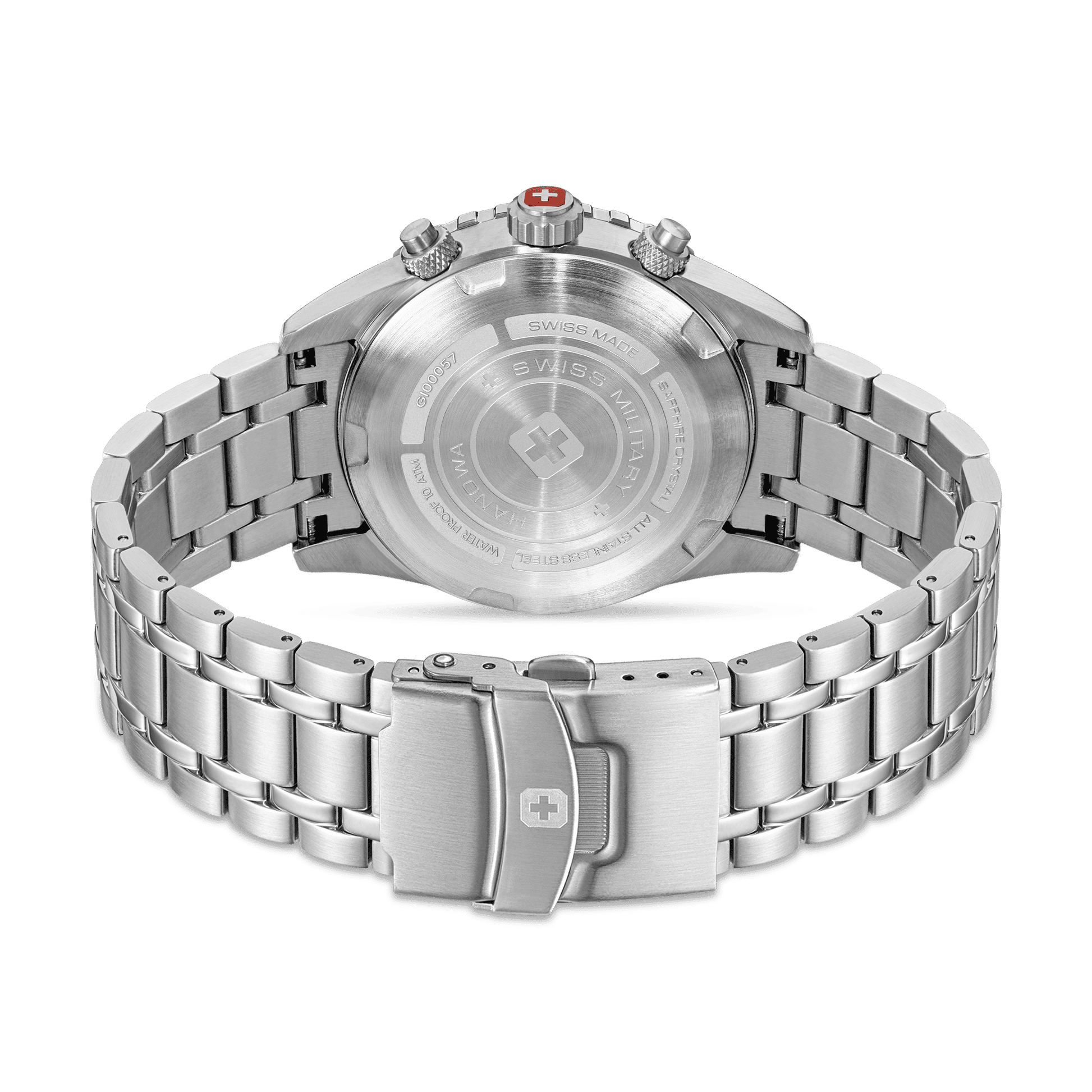 Swiss Military Hanowa Thunderbolt SMWGI0005701-SET Herrenuhr Weiß • Saphirglas • Chronograph Set 10 ATM, Bild 6