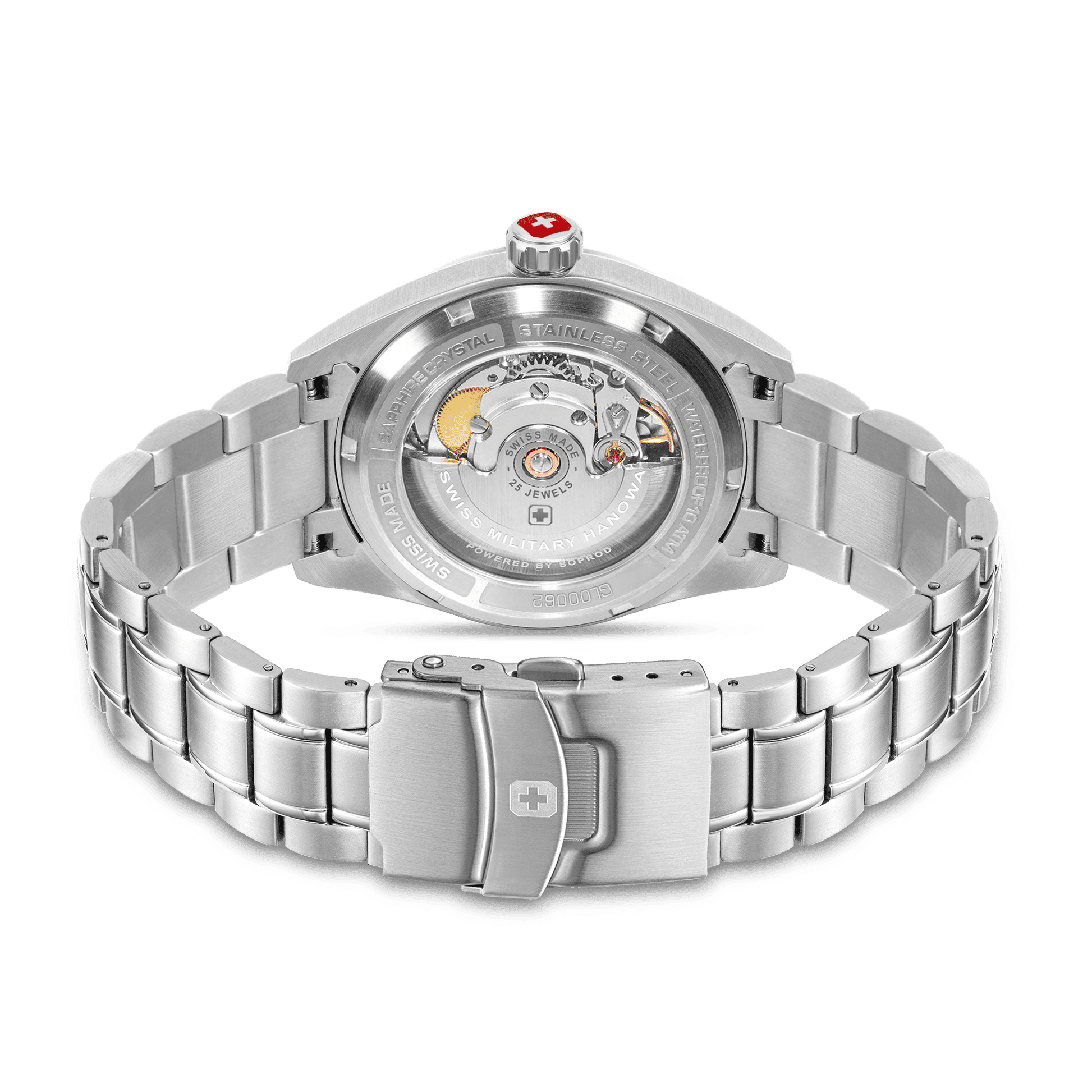 Swiss Military Hanowa Majestic Pioneer SMWGL0006204 Herrenuhr Schwarz • Automatikwerk Soprod P024 • Saphirglas, Bild 5