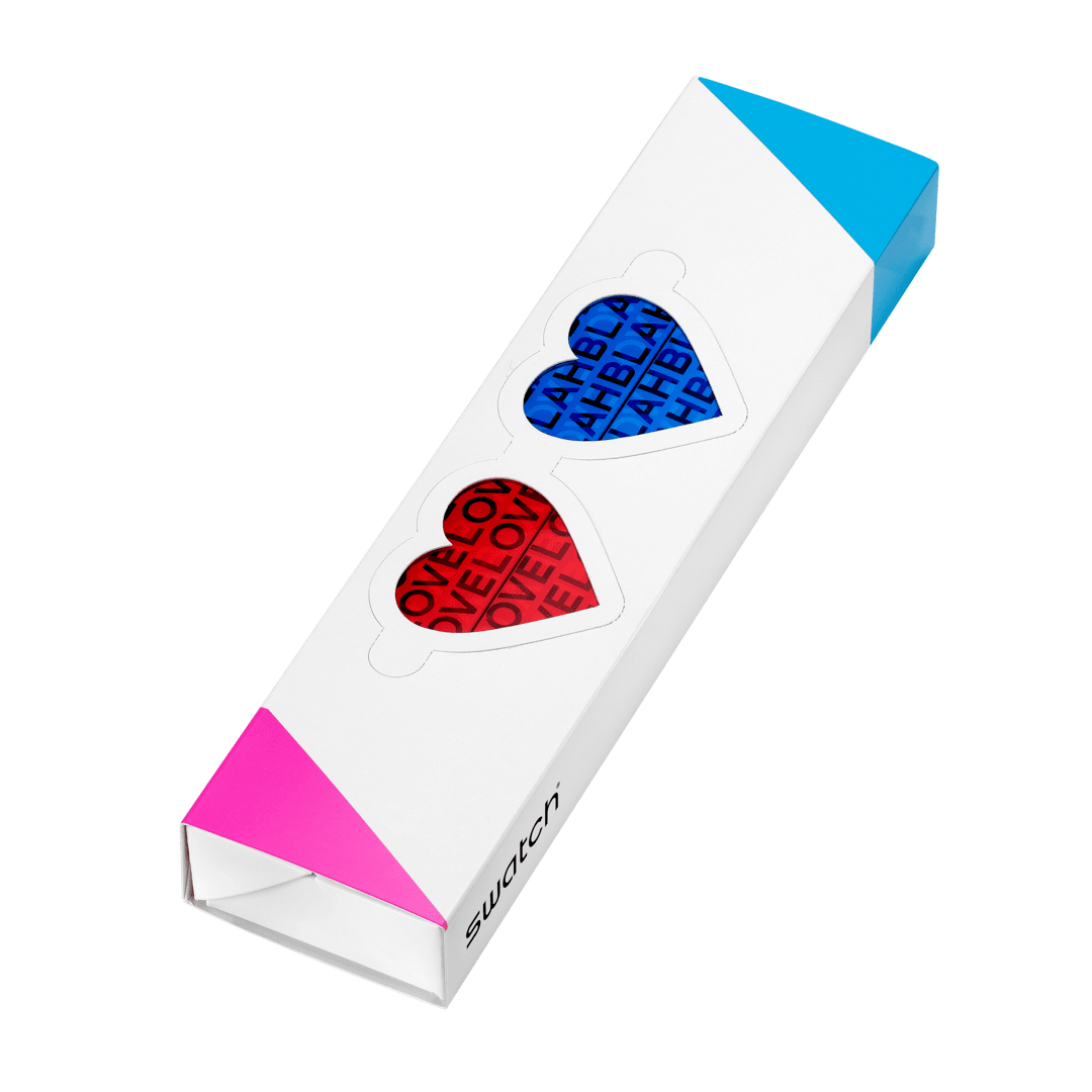 Swatch Love & Blah SO29Z156 Damenuhr Rosa • Biosourced-Gehäuse • Valentinstag Special, Bild 5
