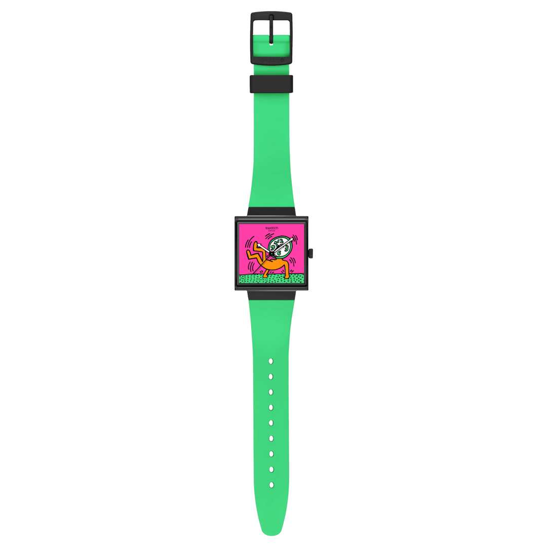 Swatch Breaks Off SO34Z102 Armbanduhr Schwarz • Biokeram-Gehäuse • Leuchtende Zeiger, Bild 4