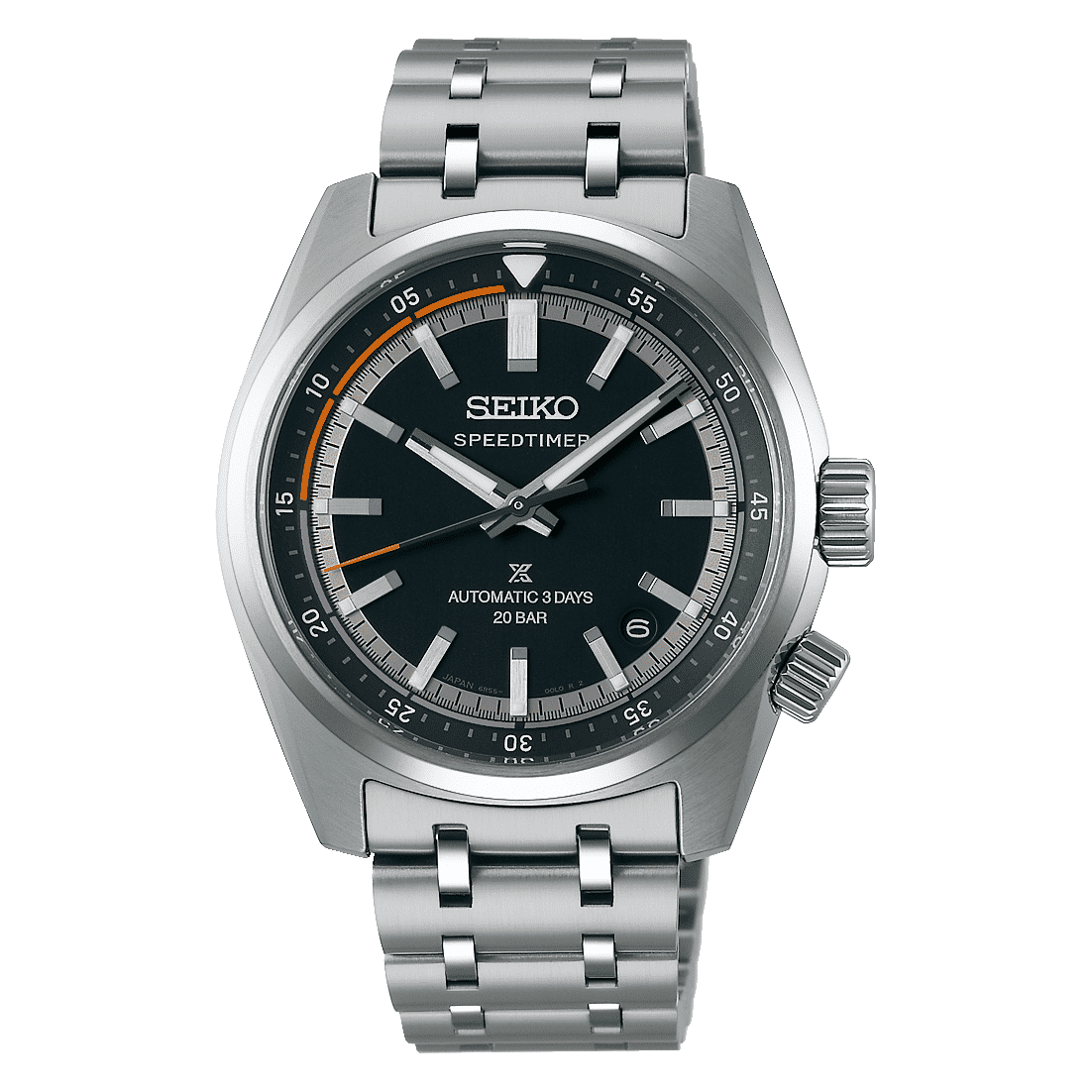 Seiko SPB515J1 Prospex Speedtimer Herrenuhr Schwarz • Automatikwerk mit Handaufzug • Saphirglas mit Entspiegelung