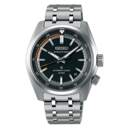 Seiko SPB515J1 Prospex Speedtimer Herrenuhr Schwarz • Automatikwerk mit Handaufzug • Saphirglas mit Entspiegelung