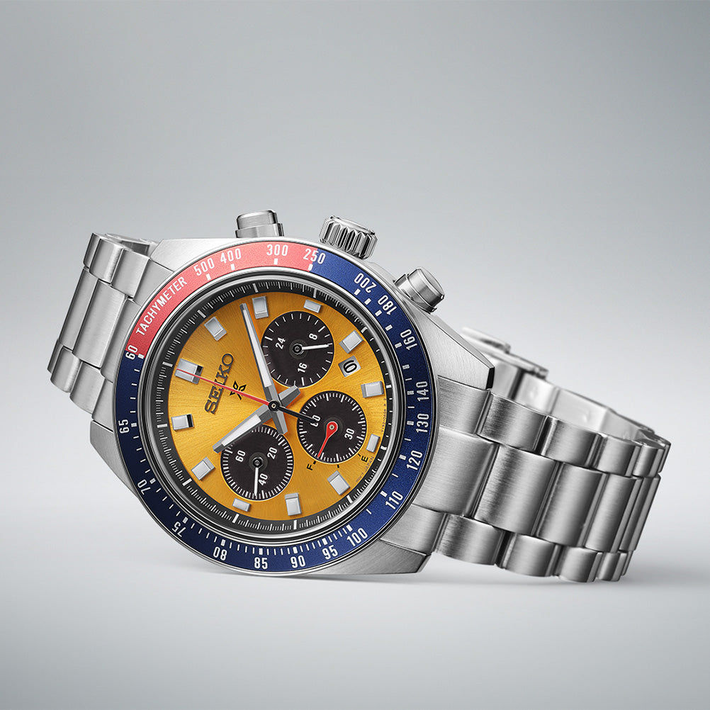 Seiko Prospex Speedtimer SSC947P1 Herren Armbanduhr Blau • Solar-Chronograph • Saphirglas, Bild 5