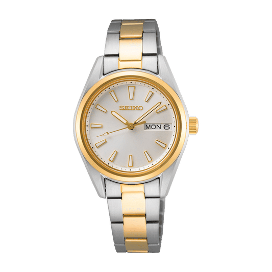 Seiko SUR454P1 Damen Armbanduhr Silber • Saphirglas • LumiBrite Leuchtmasse