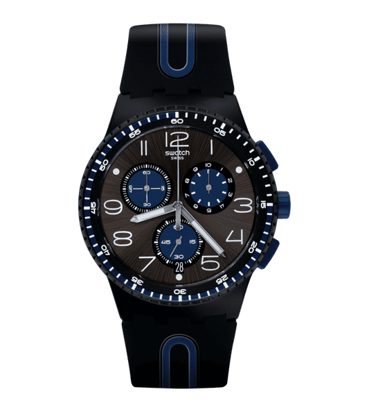 Swatch New Chrono Plastic SUSB406 Kaicco Herren • Chronograph • Schweizer Qualität