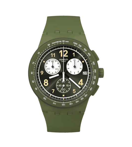 Swatch New Chrono Plastic SUSG406 Herren • Chronograph • Leuchtmasse