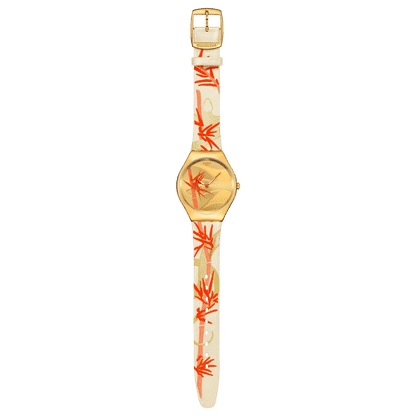 Swatch Skin Irony SYXZ105 Armbanduhr Goldfarben • Hauchdünnes Quarzwerk • Leuchtzeigerwerk, Bild 4
