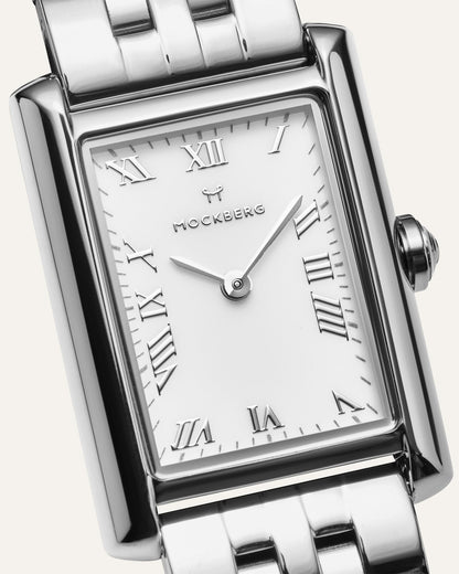 Mockberg Timeless Grand MO312 Damen Armbanduhr Silber • Mineralglas • Miyota Quarzwerk, Bild 5
